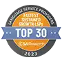 Top 30 Fastest Sustained Growth LSPs low 2 1