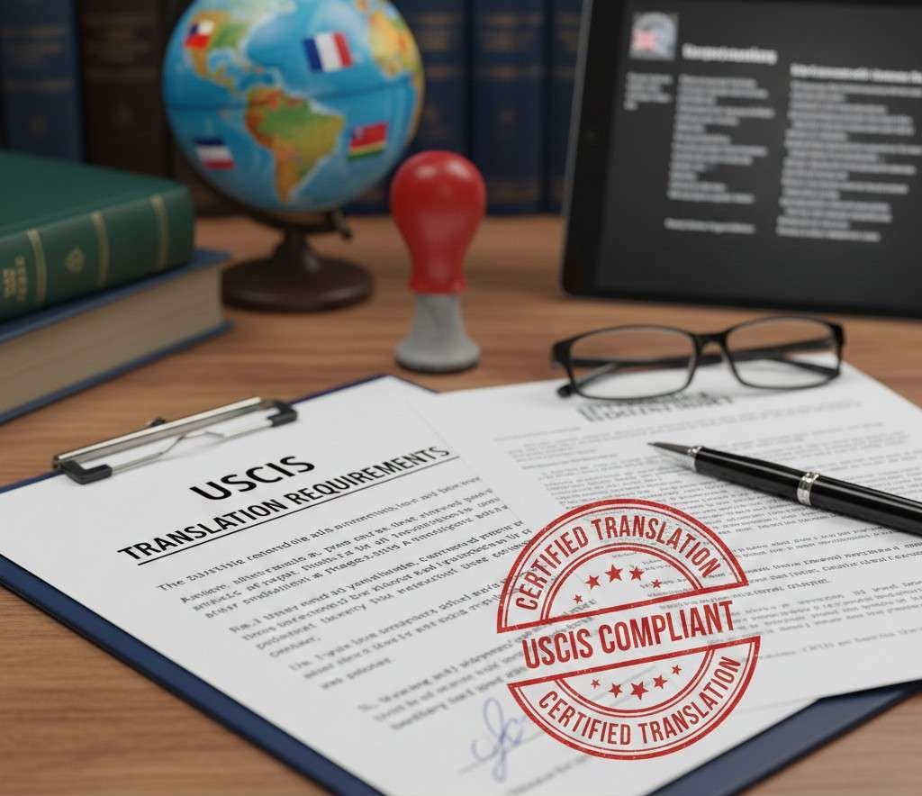 USCIS certificate translation