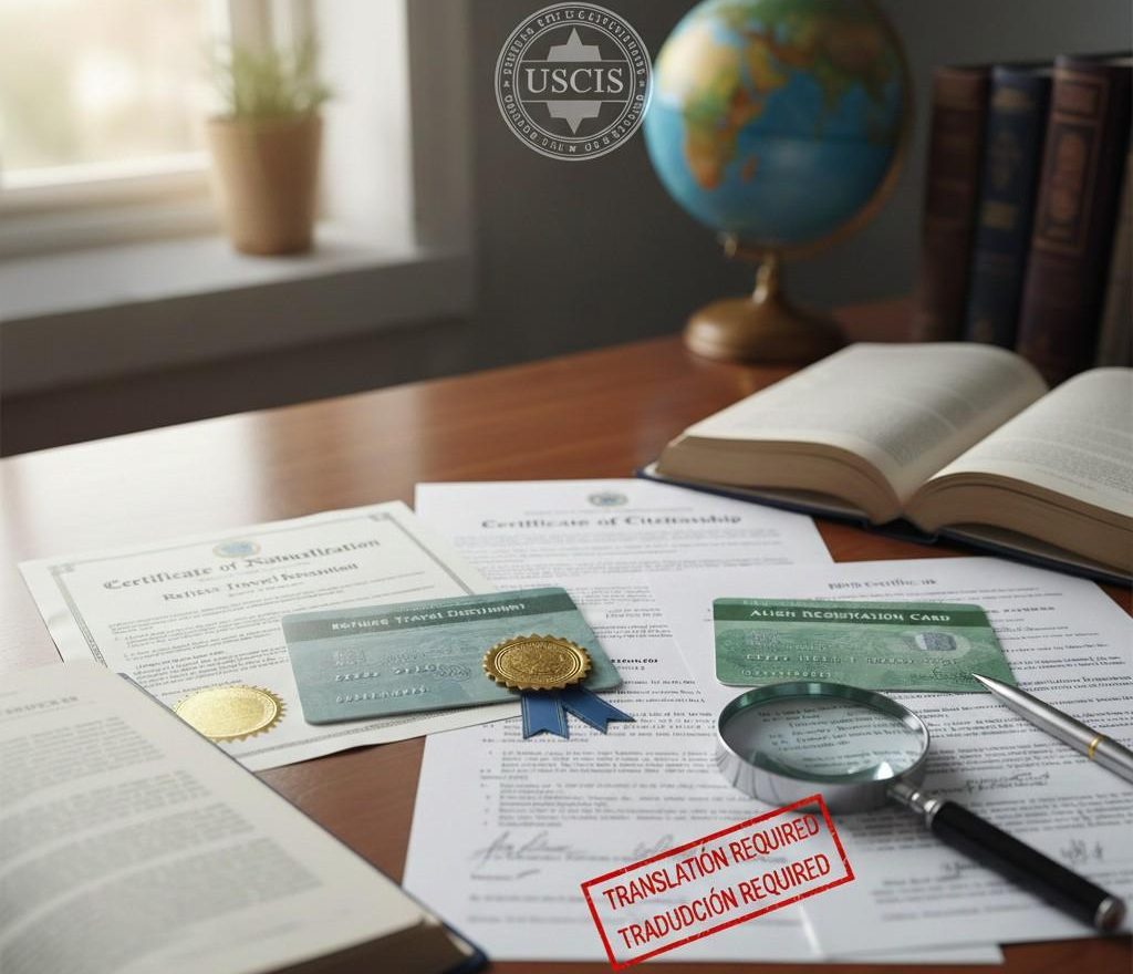 USCIS certificate translation