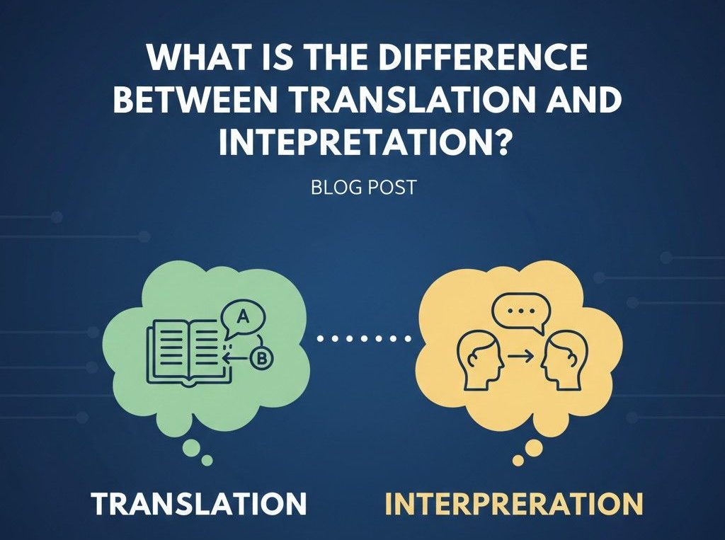 Translation and Interpretation: 5 Powerful Differences Every Business Must Know 2 WhatstheDifferenceBetweenTranslationInterpretatio e1771585692141