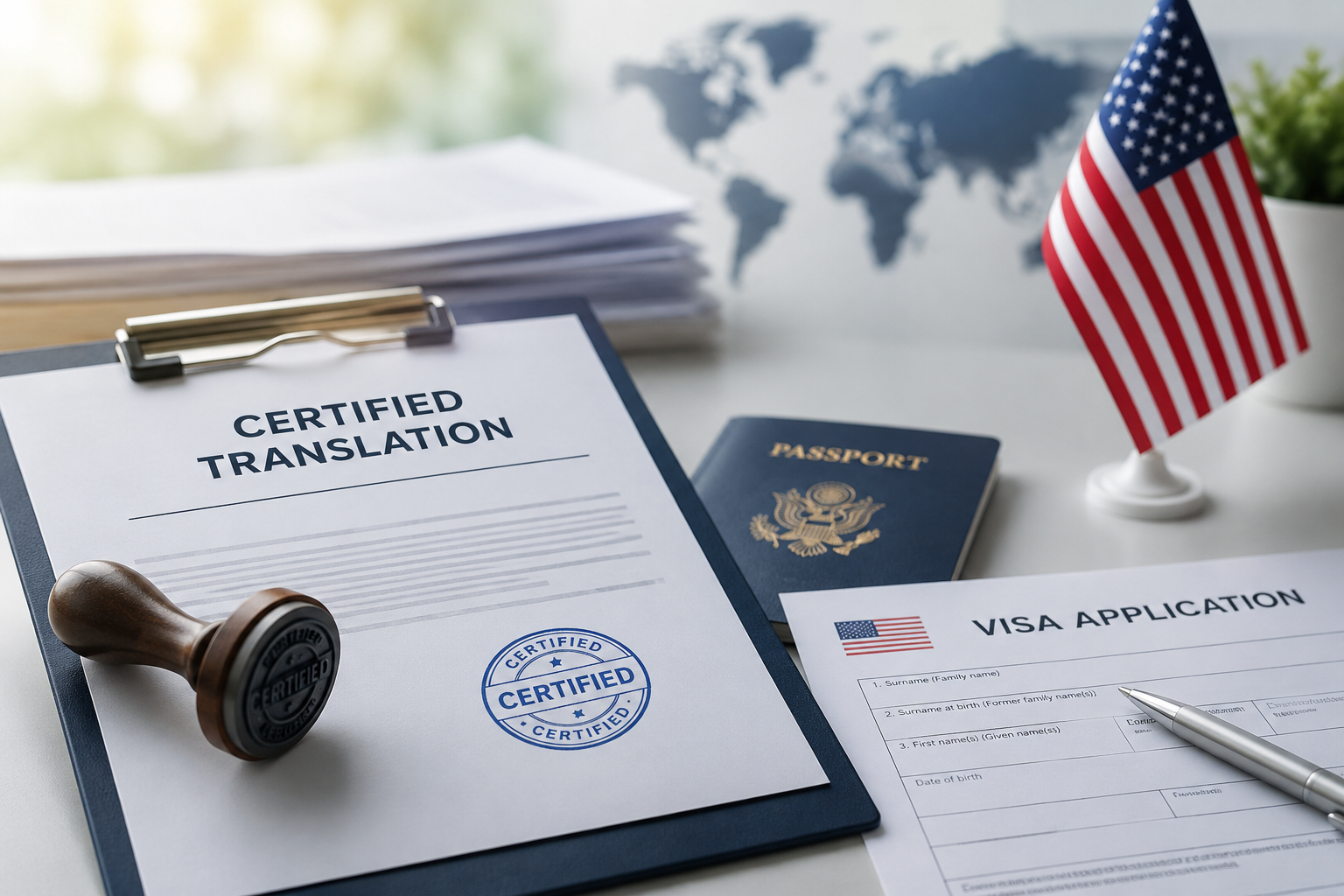 notarize documents for South Korea