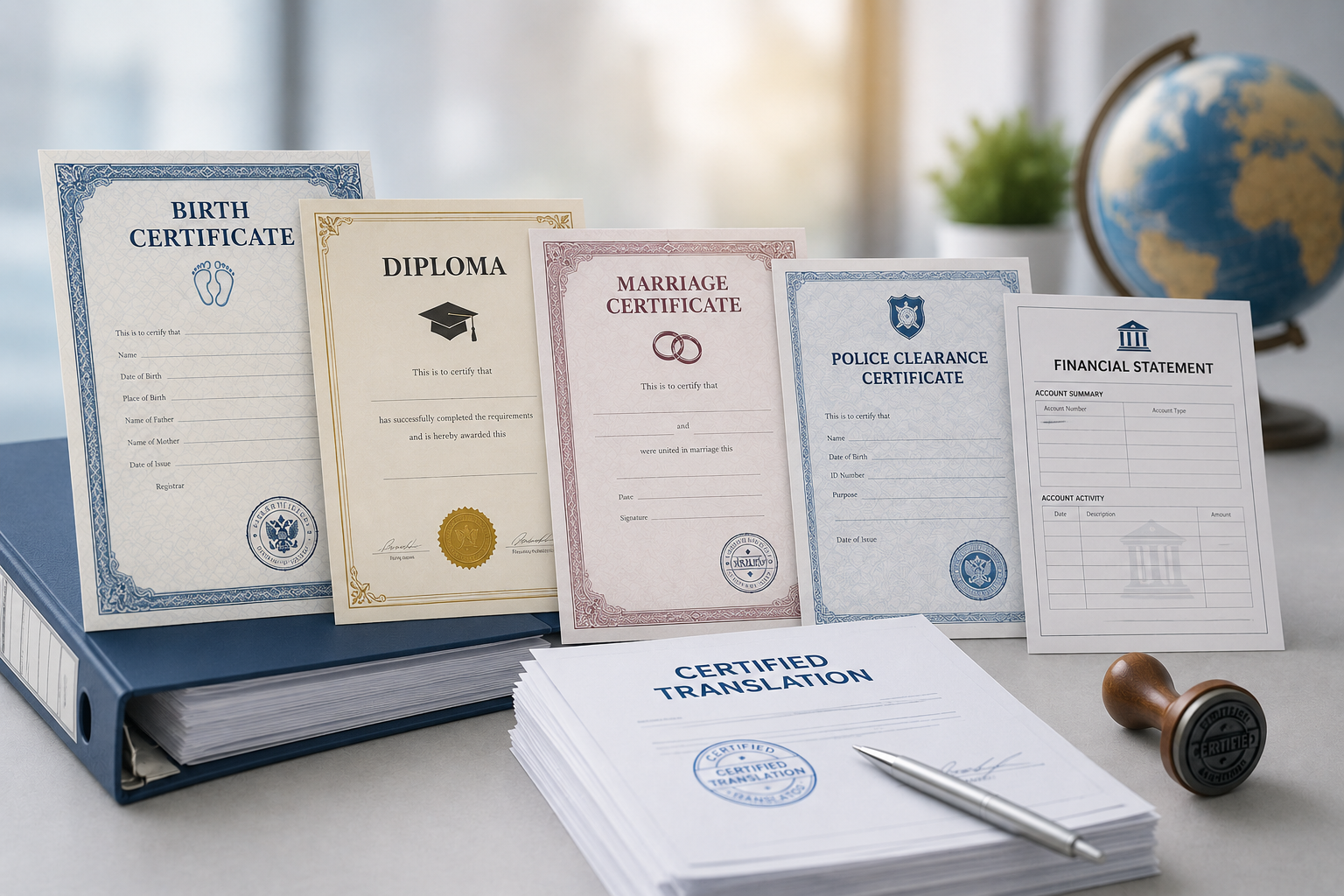 Do I need a certified translation for a US visa? 1 notarize documents for South Korea