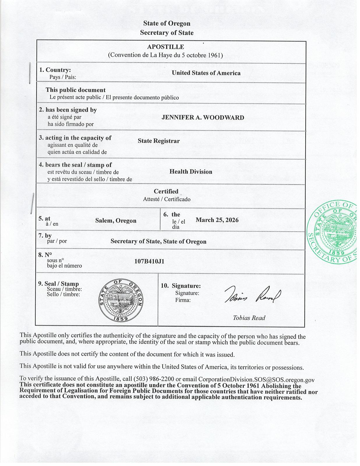 Oregon State Apostille Services: 5 Powerful Steps Today! 1 Oregon apostille services